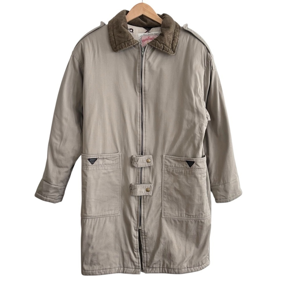 Vintage Quilted Corduroy Barn Coat The More Fashion Coat Co.